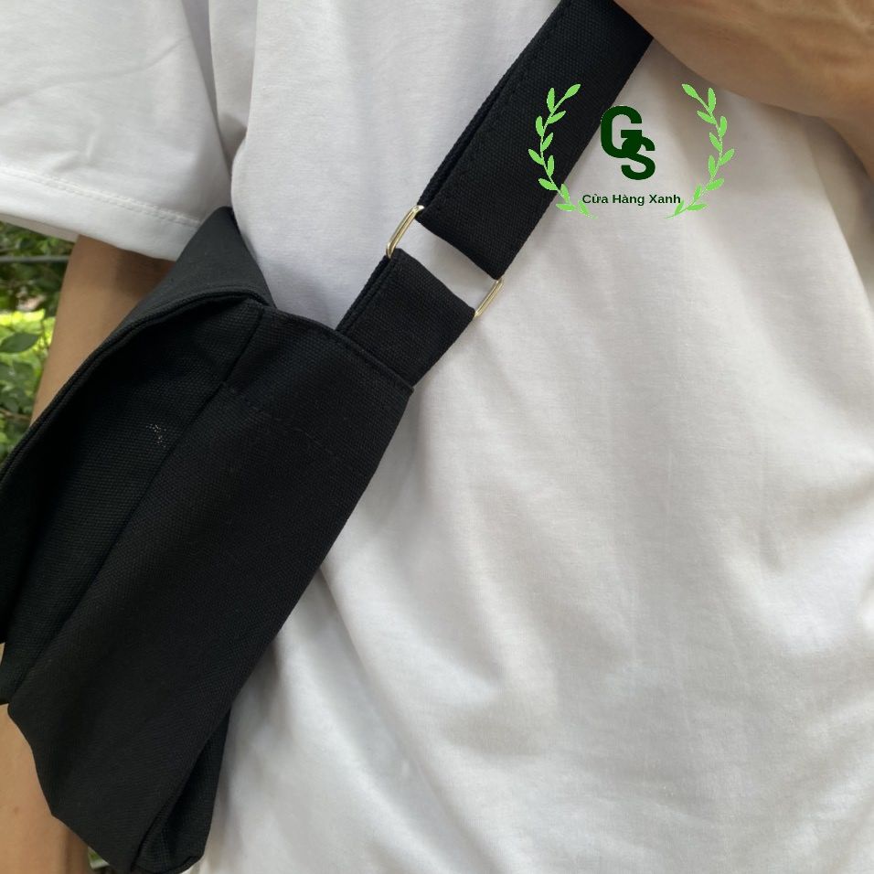 Túi Vải Đeo Chéo Unisex - Đi học, Đi chơi