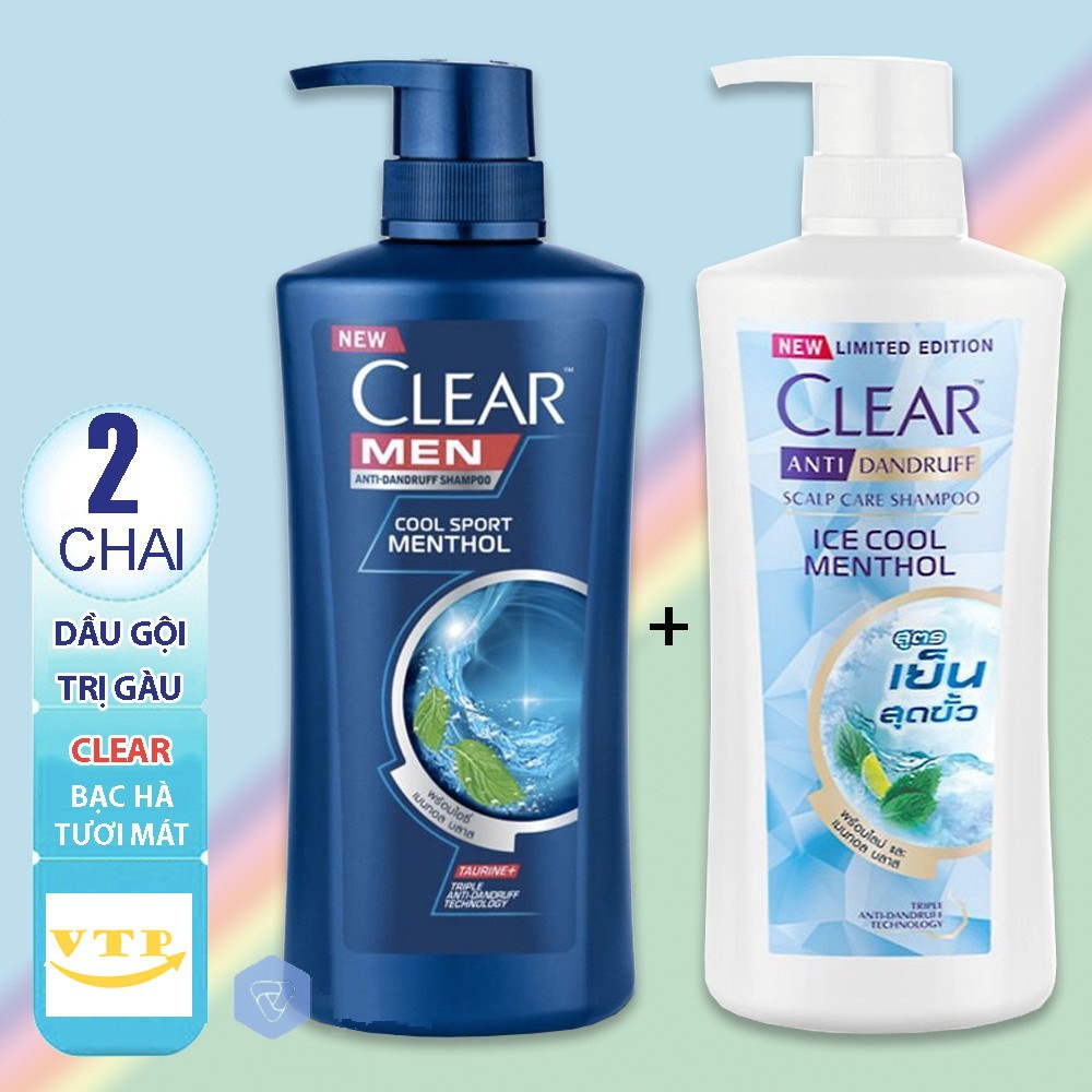 Dầu Gội Clear Hương Bạc Hà 400ml Thái Lan