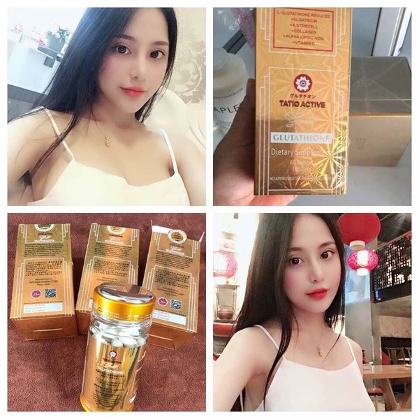 VIÊN UỐNG TRẮNG DA TATIO ACTIVE GOLD GLUTATHIONE