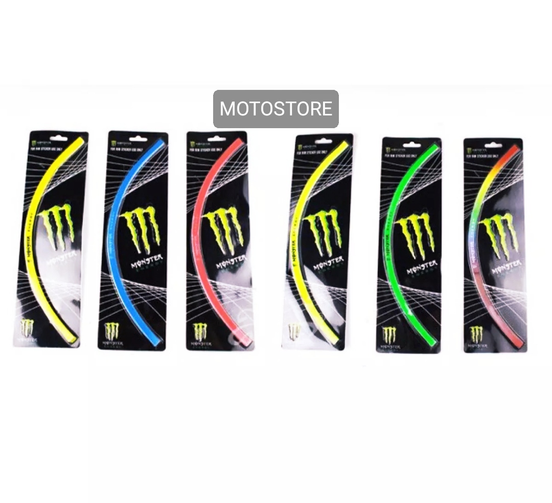 Dán vành Monster xe máy, xe điện