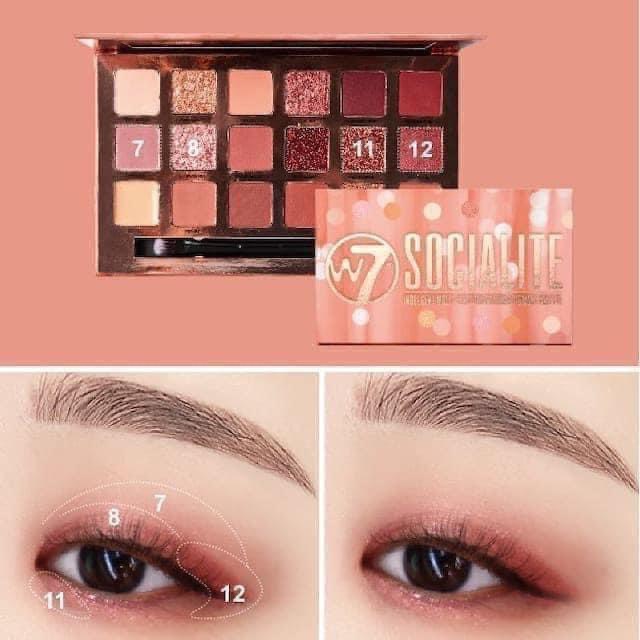 Bảng phấn mắt W7 SOCIALITE PALETTE