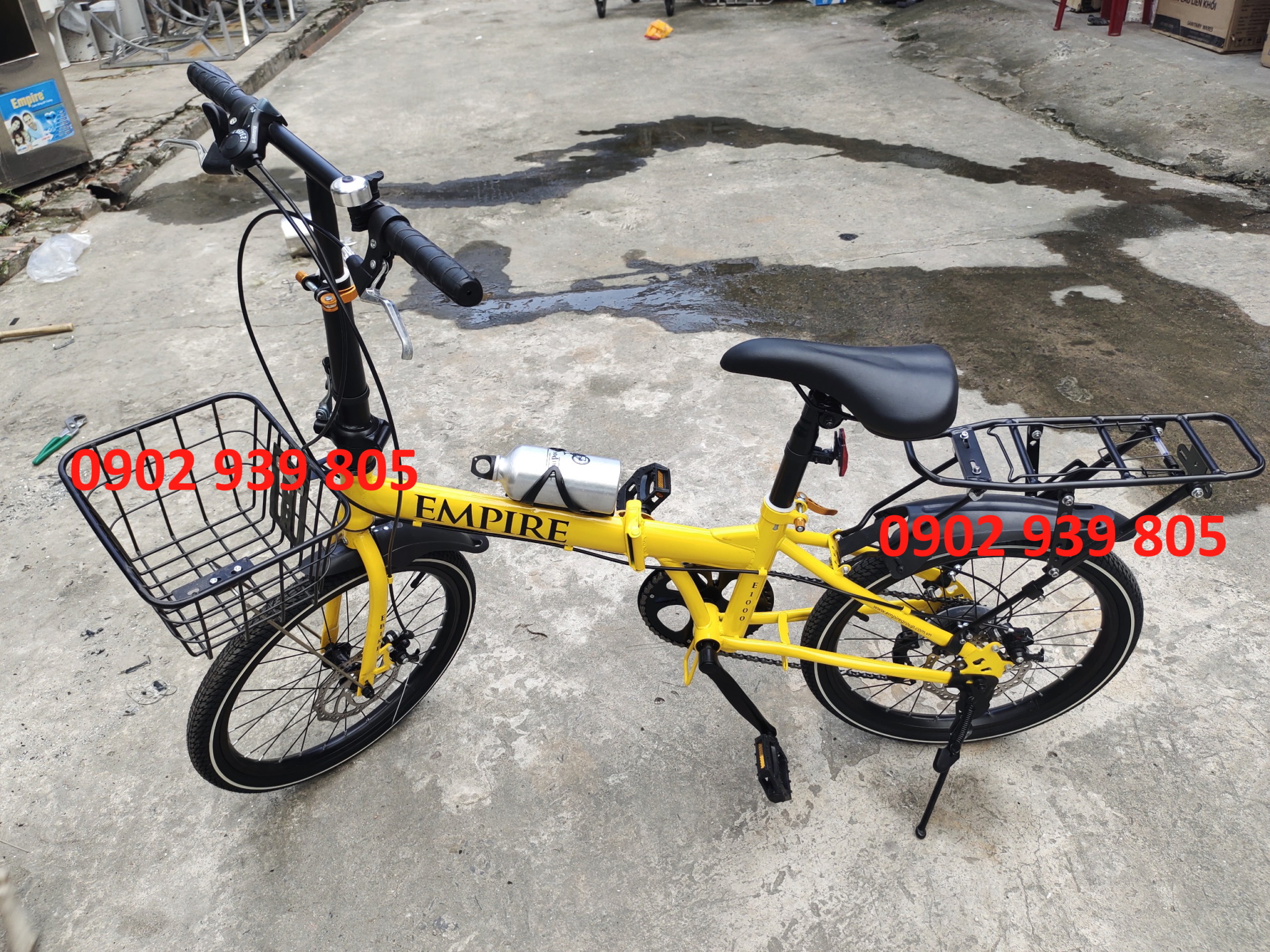 Xe đạp gấp empire usa e-1000 bánh 20 inch đề shimano
