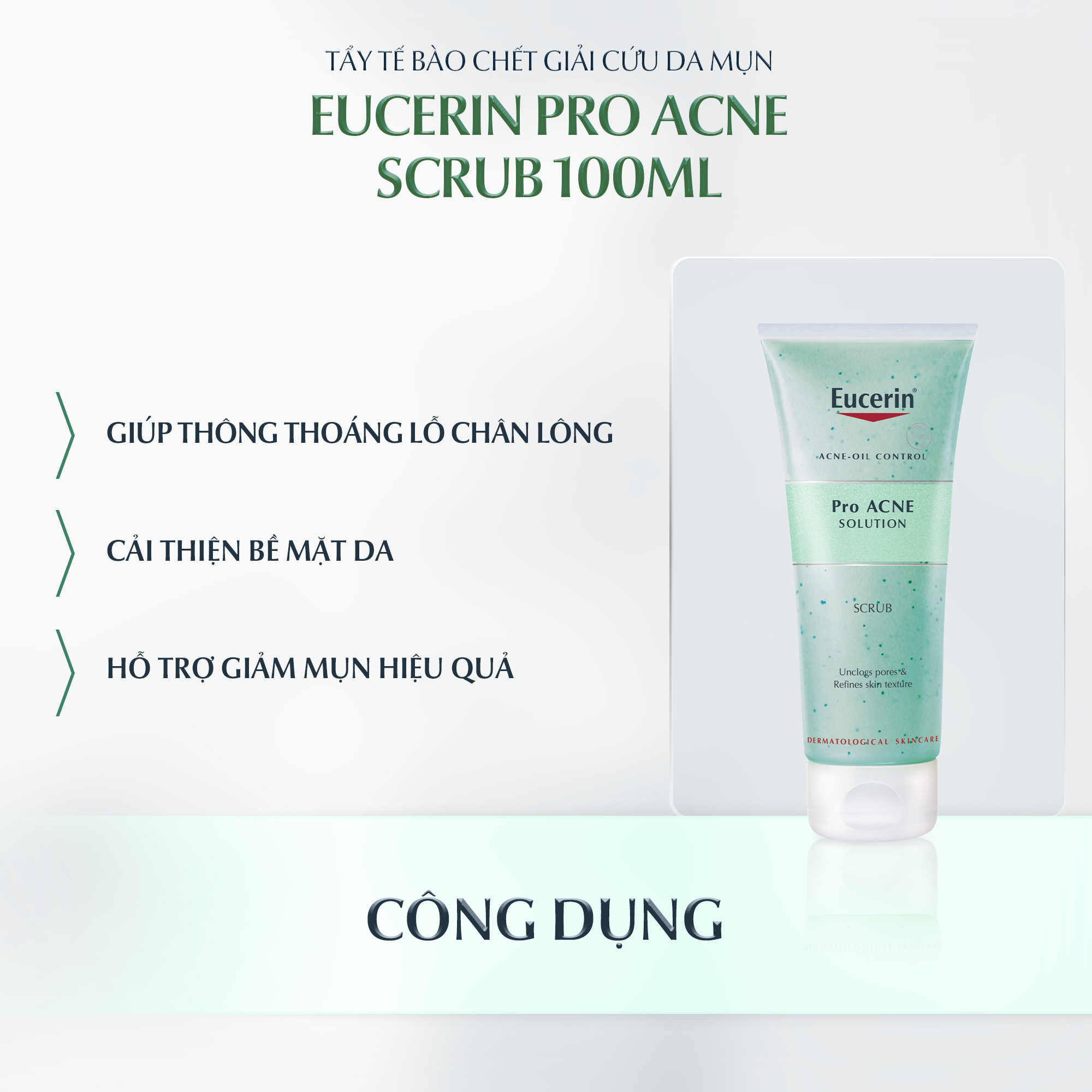 Tẩy Tế Bào Chết Ngăn Ngừa Mụn Eucerin Pro Acne 100ML