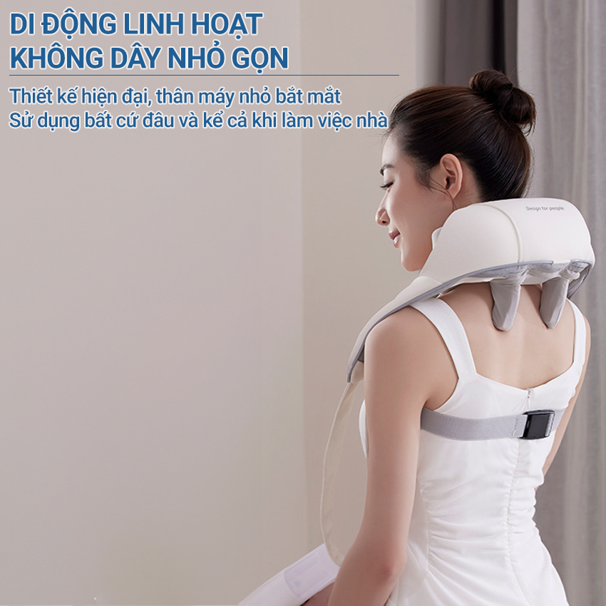 Máy massage cổ vai gáy, máy xoa bóp giảm đau cổ vai gáy