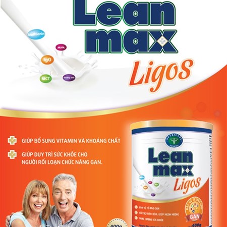 Sữa Lean Max Ligos loại 900gr dành cho bệnh gan