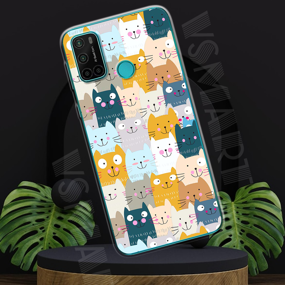 Ốp lưng Vsmart Joy4 mẫu BST Mèo lười TPU