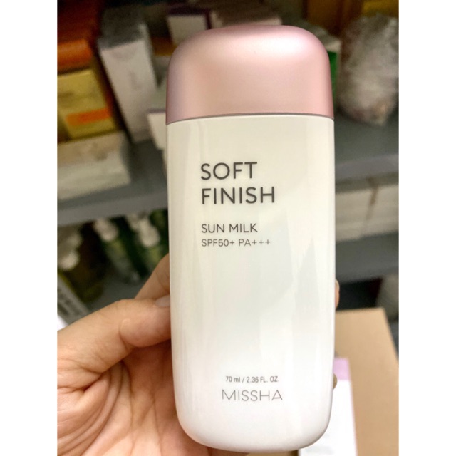 [HCM]Kem chống nắng Missha Soft Finish Sun Milk SPF 50 PA+++(70ml)