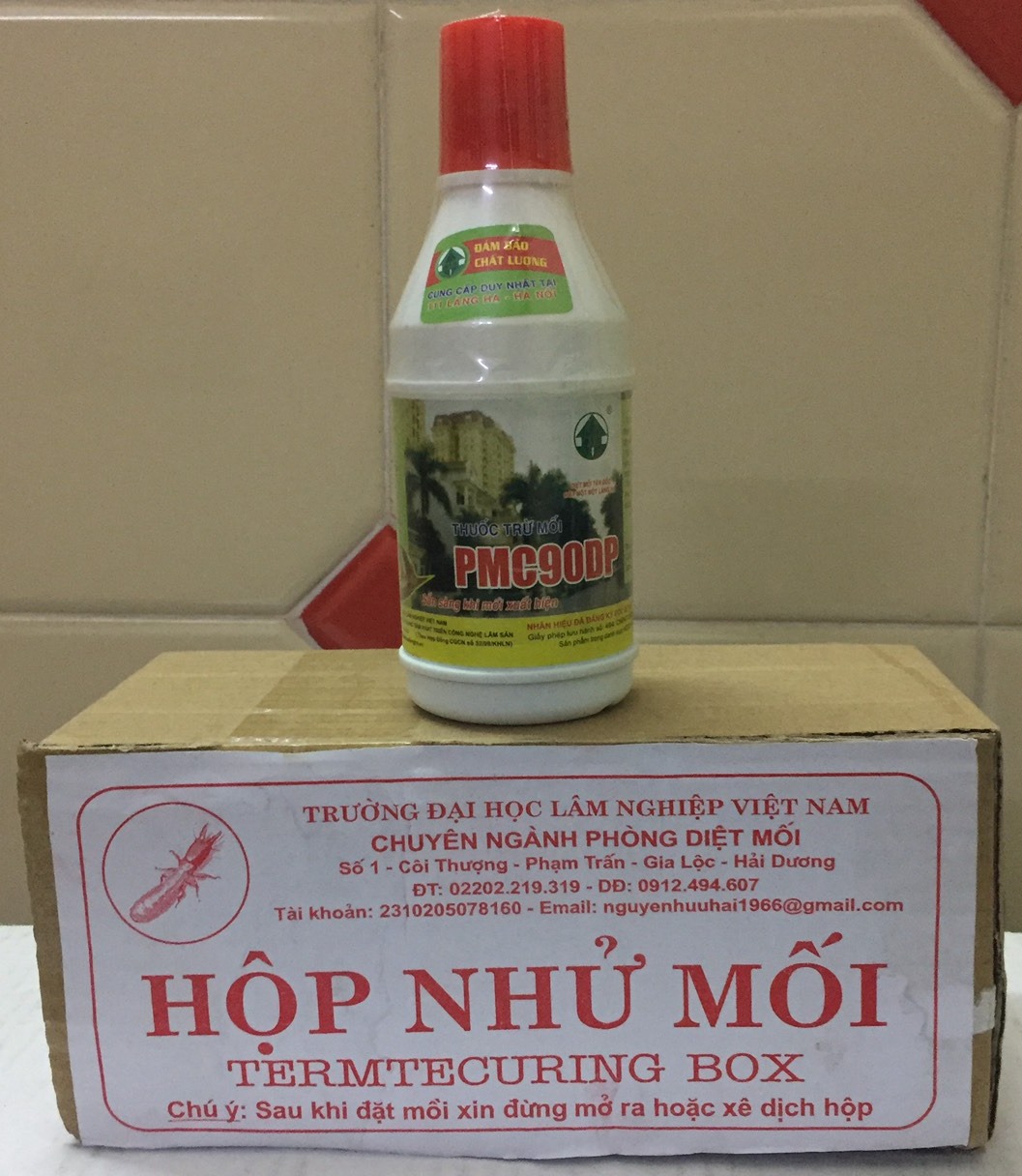 [Hoàn Tiền 10%] Thuốc diệt mối tận gốc pmc 90dp 100gr kèm hộp nhử mối và hướng dẫn sử dụng diệt mối không mùi an toàn với sức khỏe