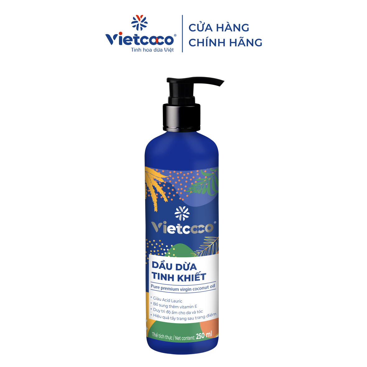 [NHÃN MỚI] Dầu dừa tinh khiết mỹ phẩm Cofusions - Chai 250ml - Coconut Oil