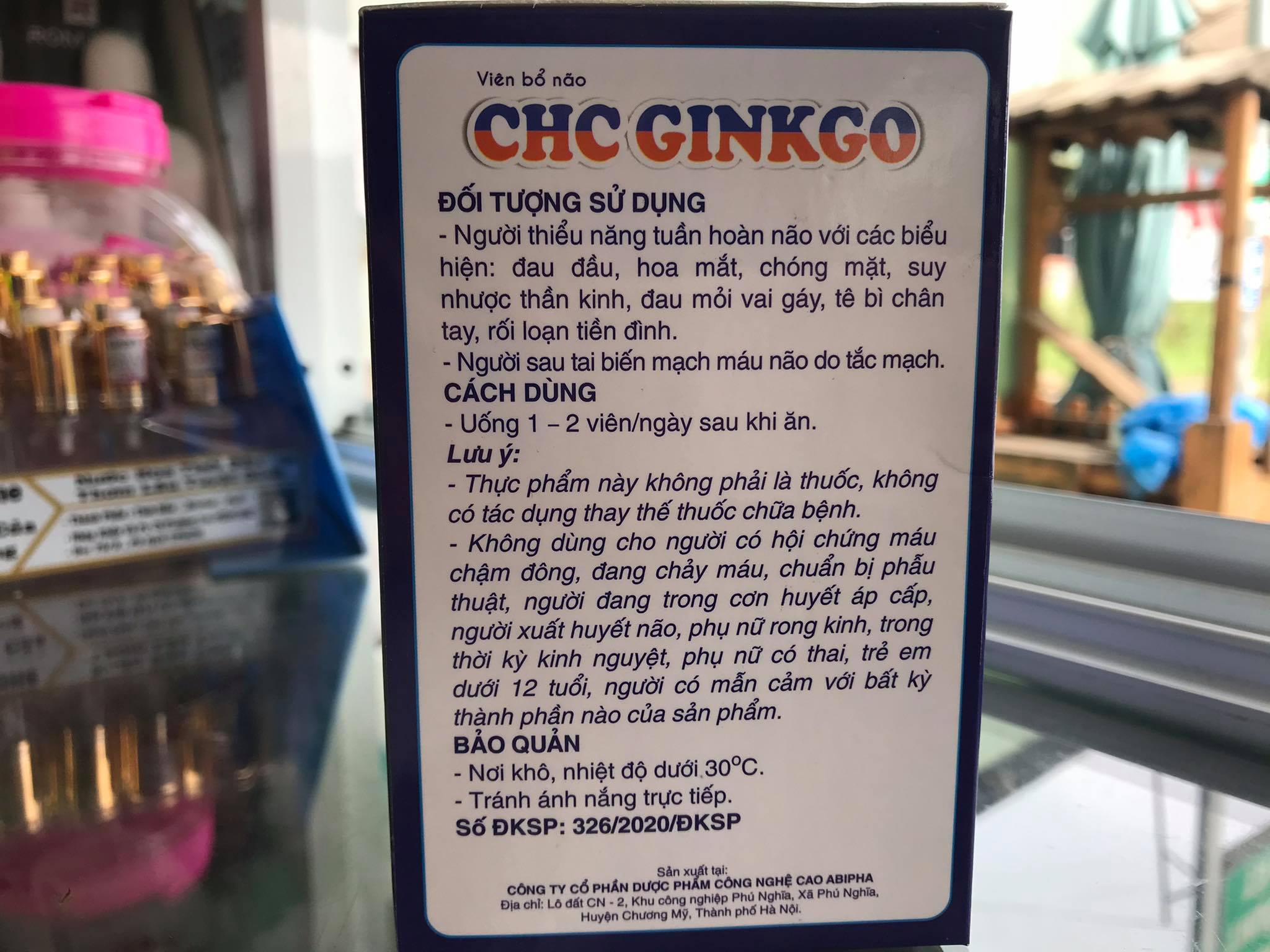 Viên Bổ Não CHC GINKGO