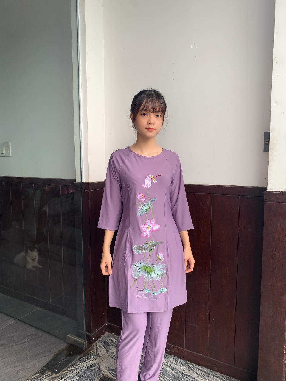 [HCM]bộ thun cách tân đi chùa mẫu mới