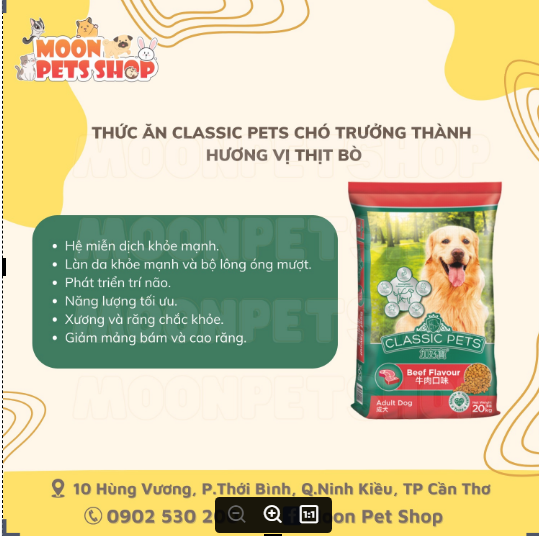 Thức ăn chó Classic 400g