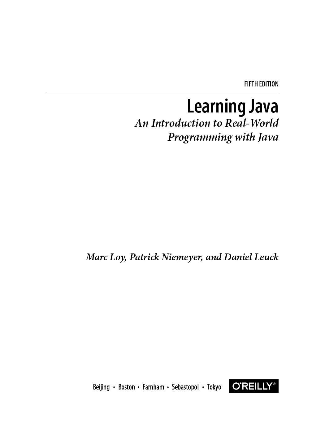 Learning Java - An Introduction to Real-World Programming with Java - Hanoi Book Store