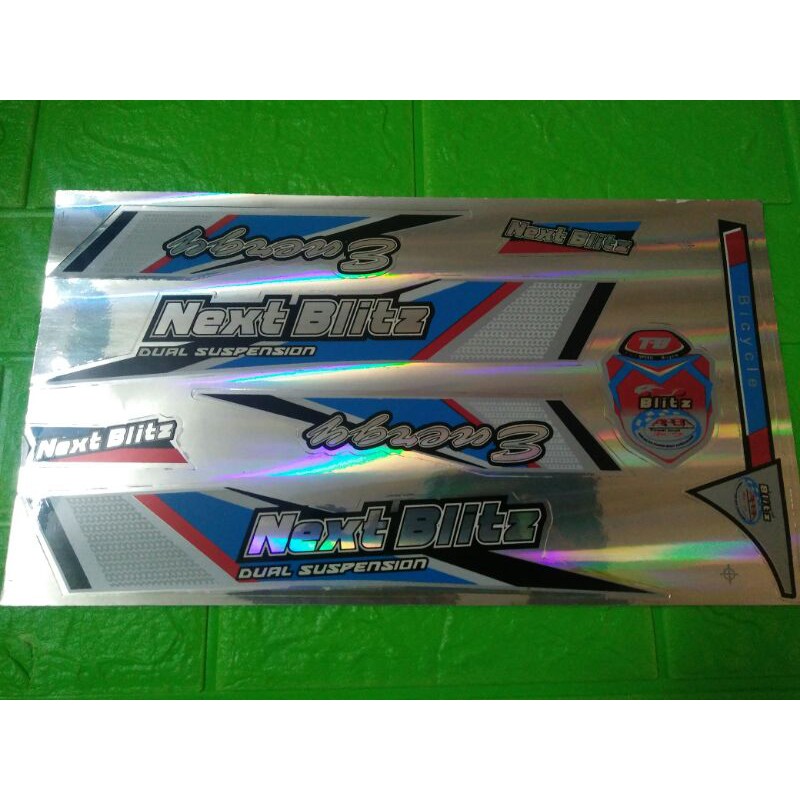 Bộ tem dán xe đạp leo núi Next Blitz hàng nhập Thái Lan
