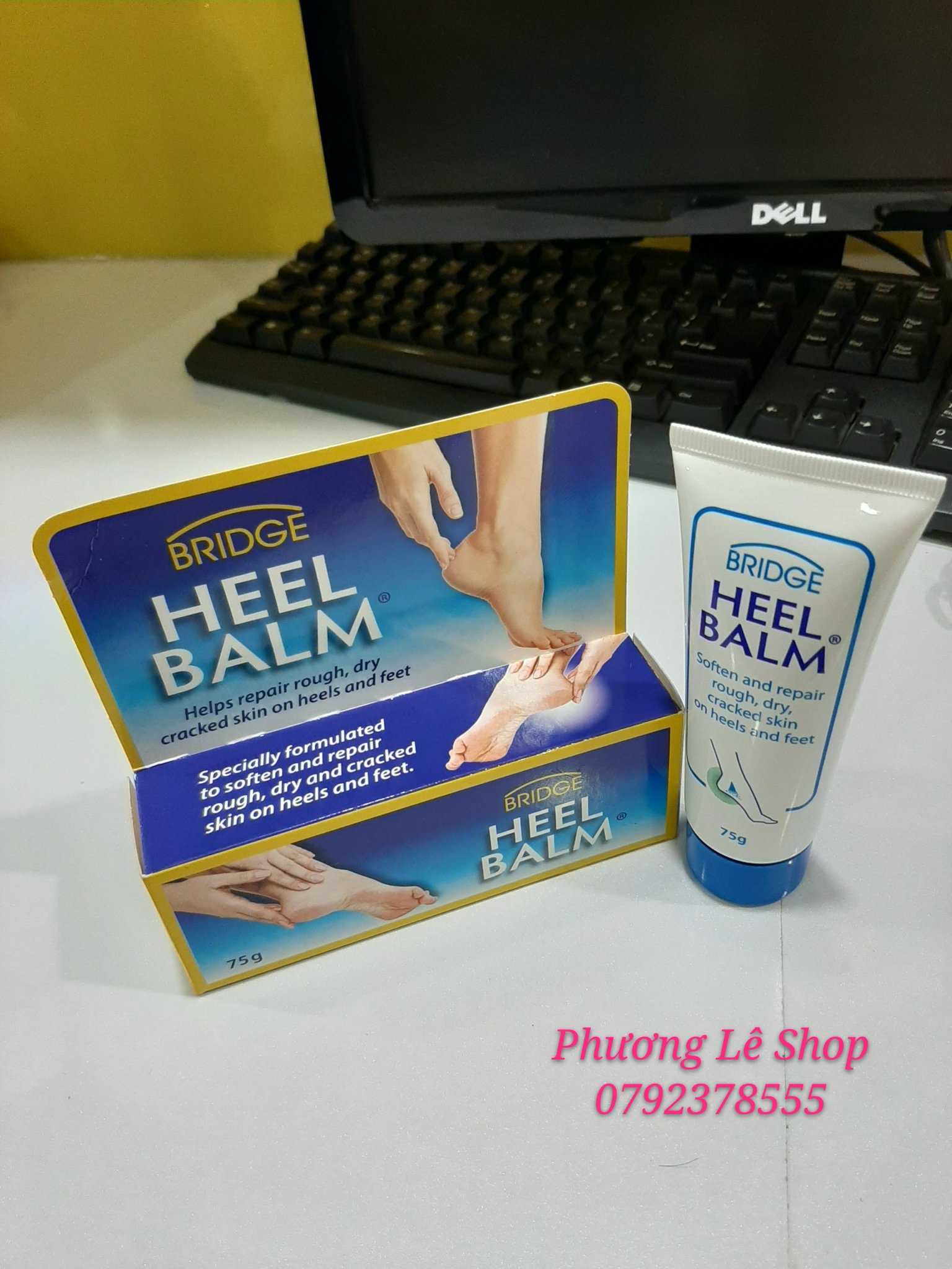 [HCM]Kem Bôi Nứt Gót Chân BRIDGE HEEL BALM 75G