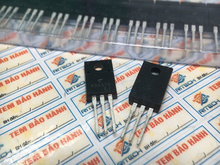 K8a65d, tk8a65d mosfet kênh-n 8a/650v to-220f