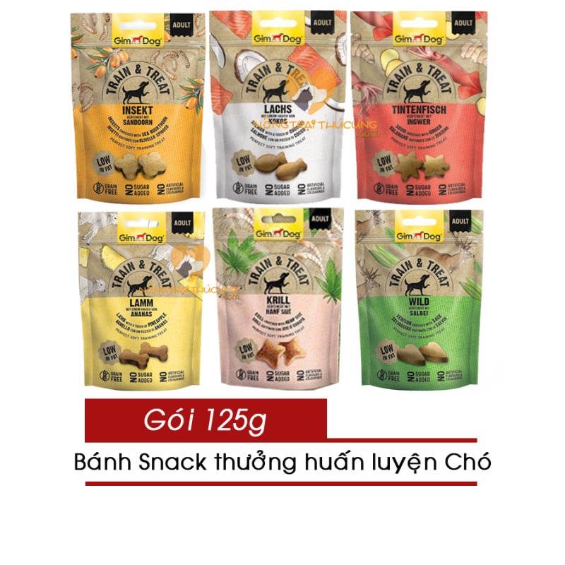 Gimdog snack bánh thưởng huấn luyện cao cấp cho chó