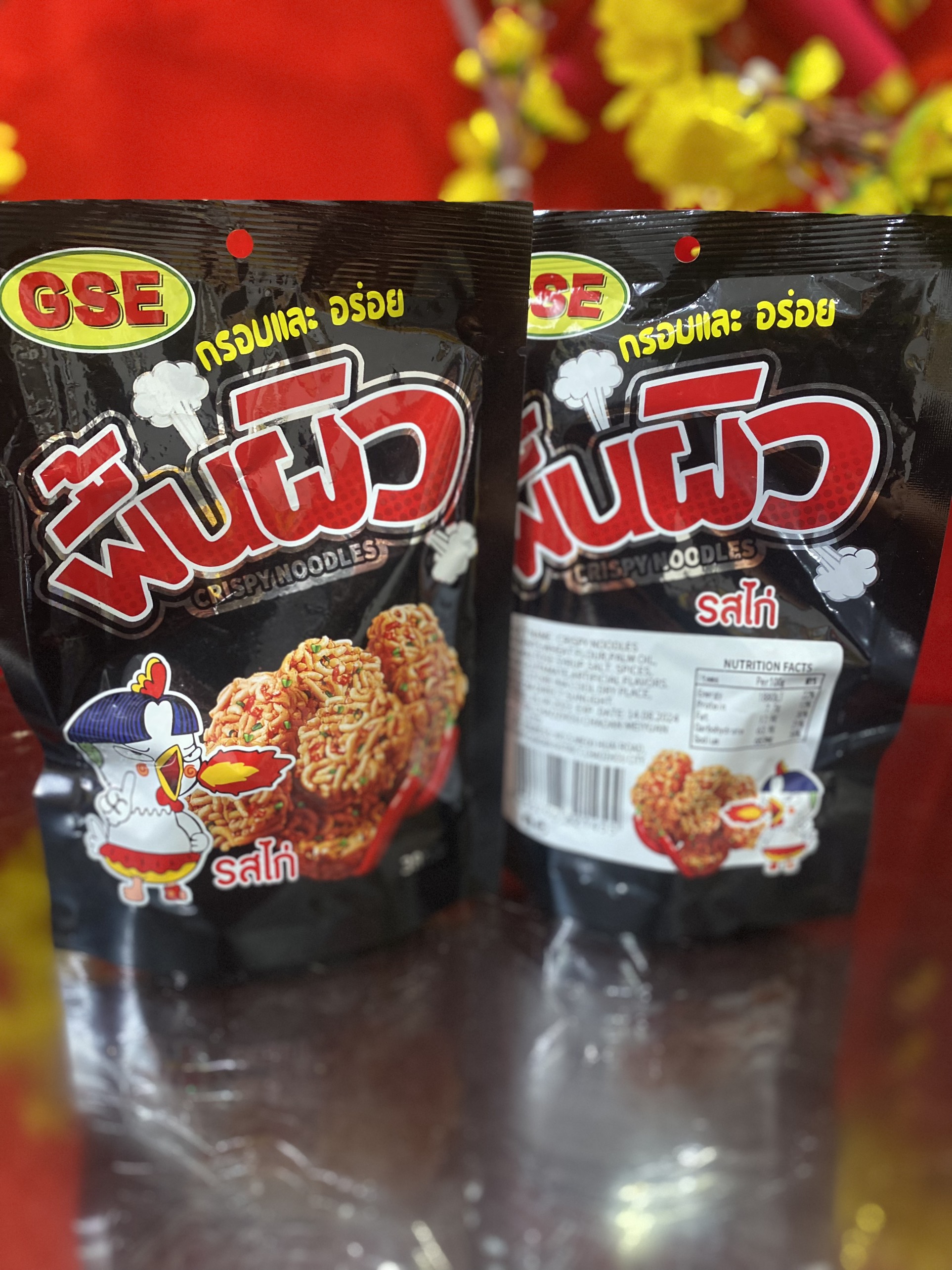 Viên mì mỳ gà cay phun lữa
