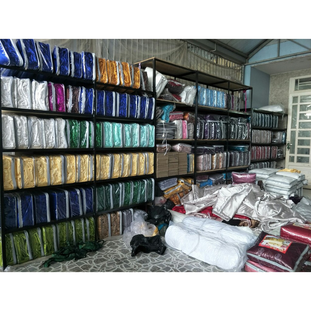 (Loại 1 - Không Nối Vải) Bộ Ga Gối Phi Lụa 4 Món Cao Cấp Lan Bedding Màu Hồng Ruốc