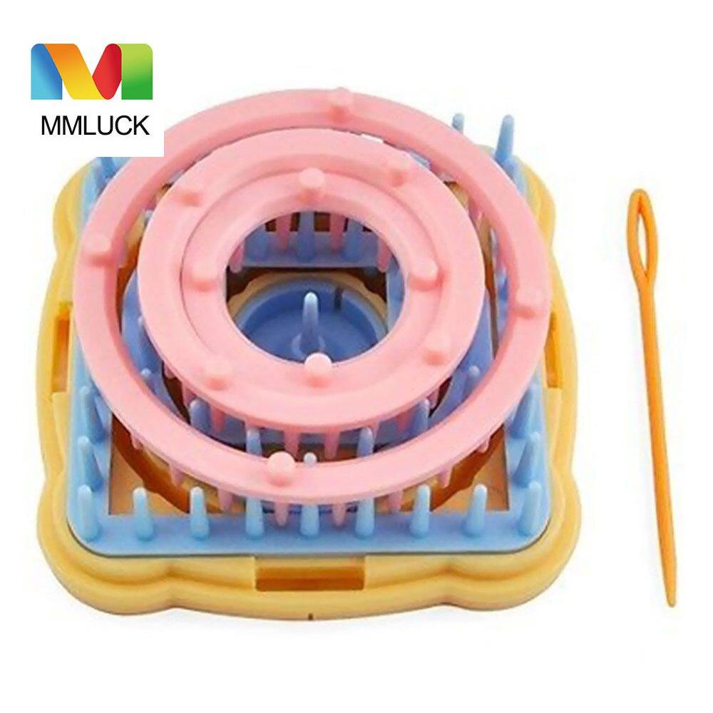 MMLUCK DIY Tools Knitting Craft Daisy Pattern Knitting Flower Loom Set Wool Yarn Knitting Tools Wool Yarn Knitting Flower Loom Flower Knitting