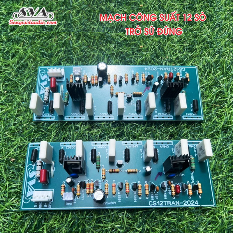 MẠCH CÔNG SUẤT 12 SÒ (2 KÊNH) - 1 CẶP