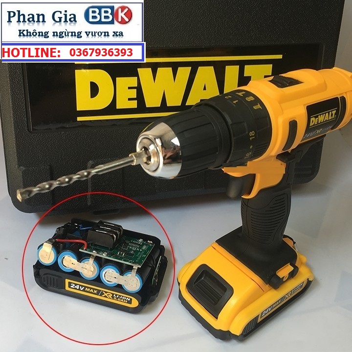 Máy khoan 24V - Pin 24V - Pin 24V- Pin 24V - Pin 24V mới 100%