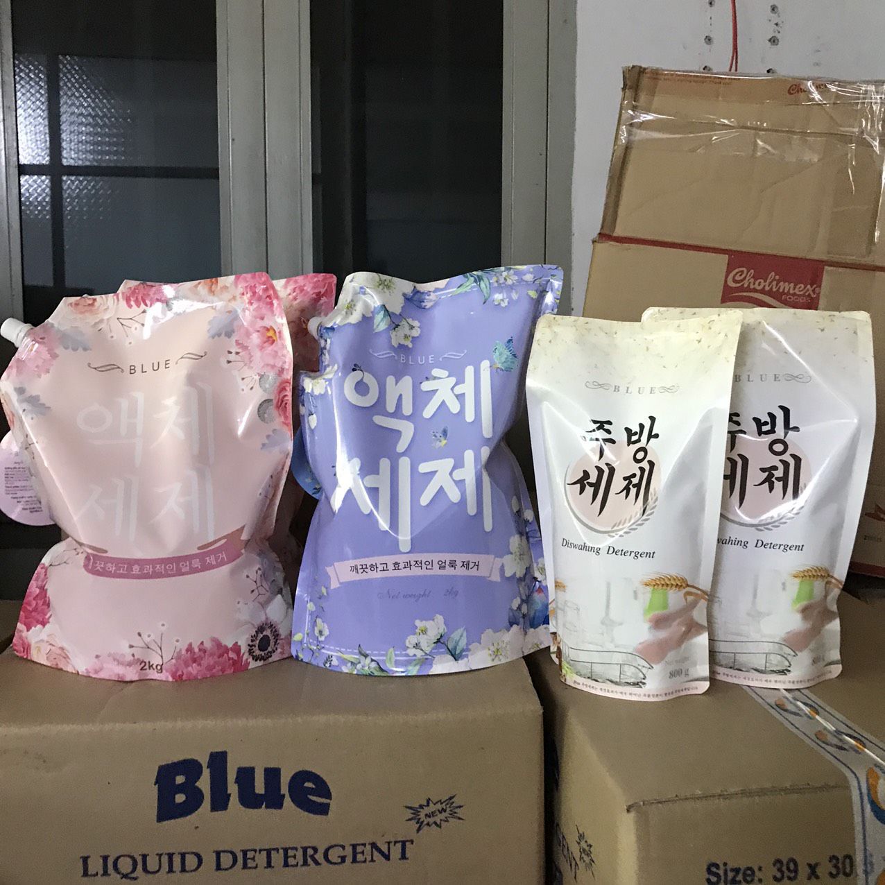 [HCM] COMBO 2 gói nước giặt BLUE HÀN QUỐC