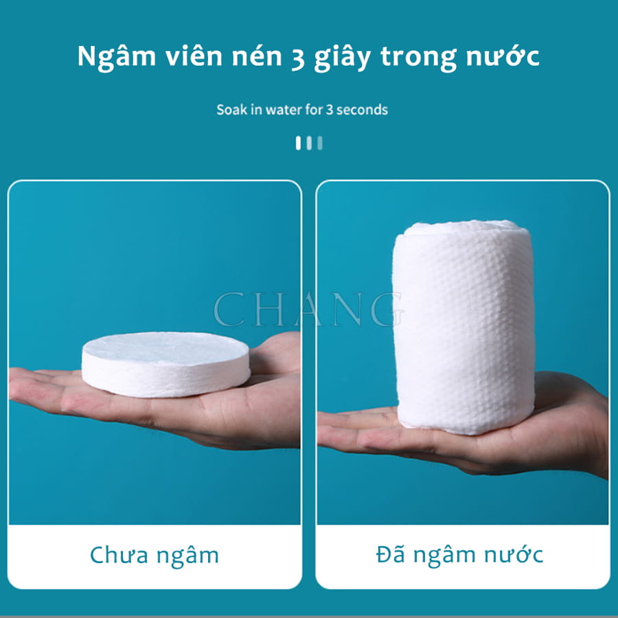 Khăn Tắm Nén Du Lịch, Khăn Spa Viên Nén (70x140cm)