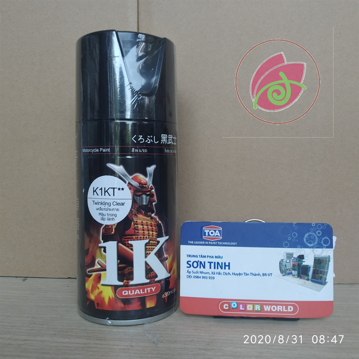 Sơn samurai k1kt - sơn phủ bóng lấp lánh