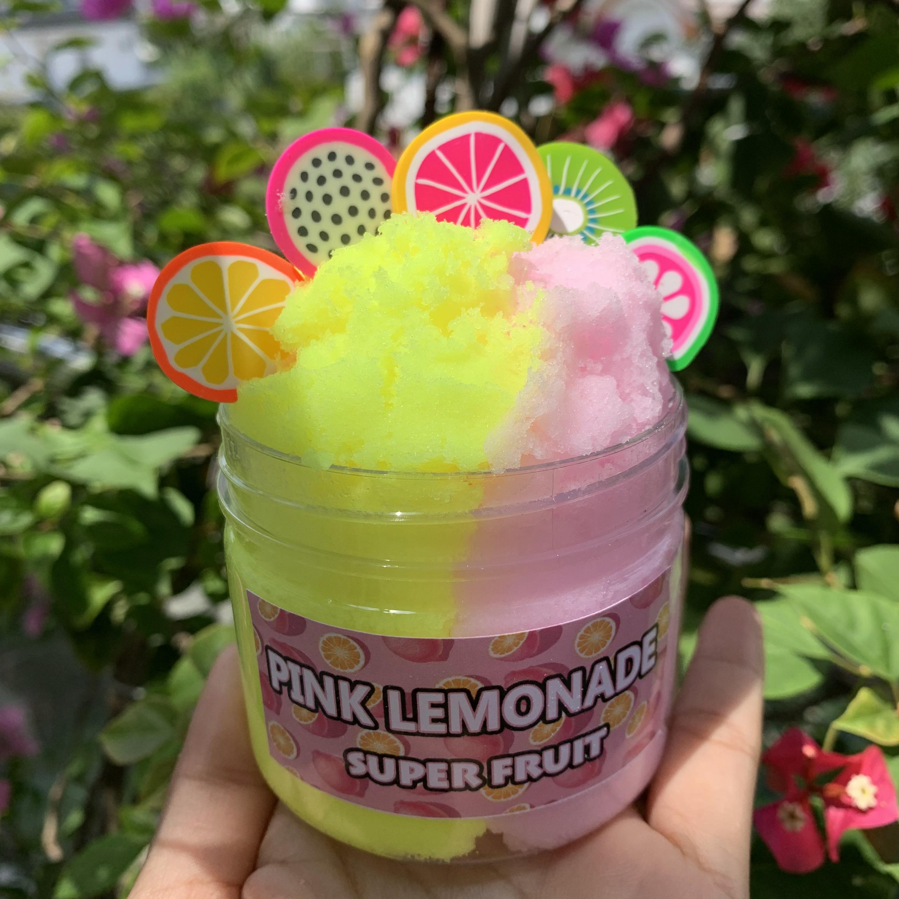 Pink Lemonade Fruit Cloud Slime - Chất Nhờn Slime Mây Cao Cấp Giúp Thư Giãn