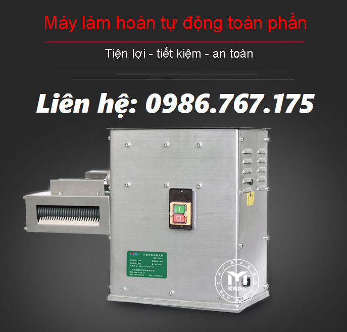 Máy làm viên hoàn tự động YQD-1, máy tự động vo viên, các cỡ viên 4/6/8mm