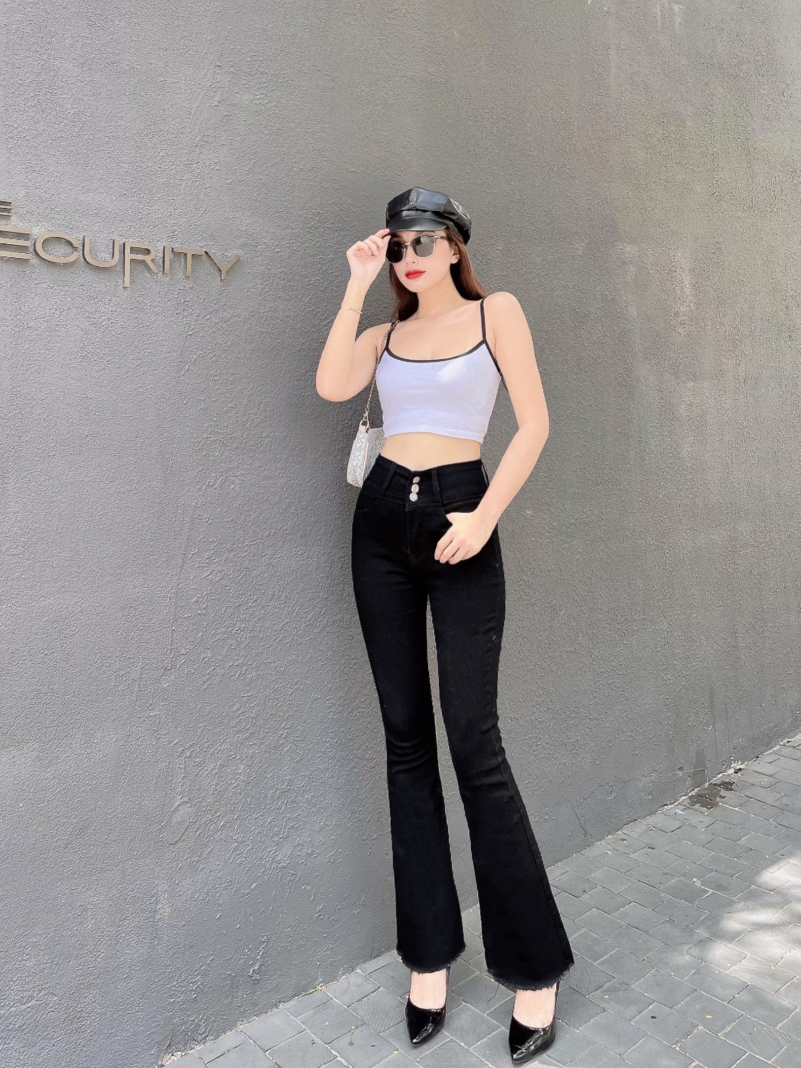 Quần jeans ống loe nữ siêu tôn dáng đẹp store 257