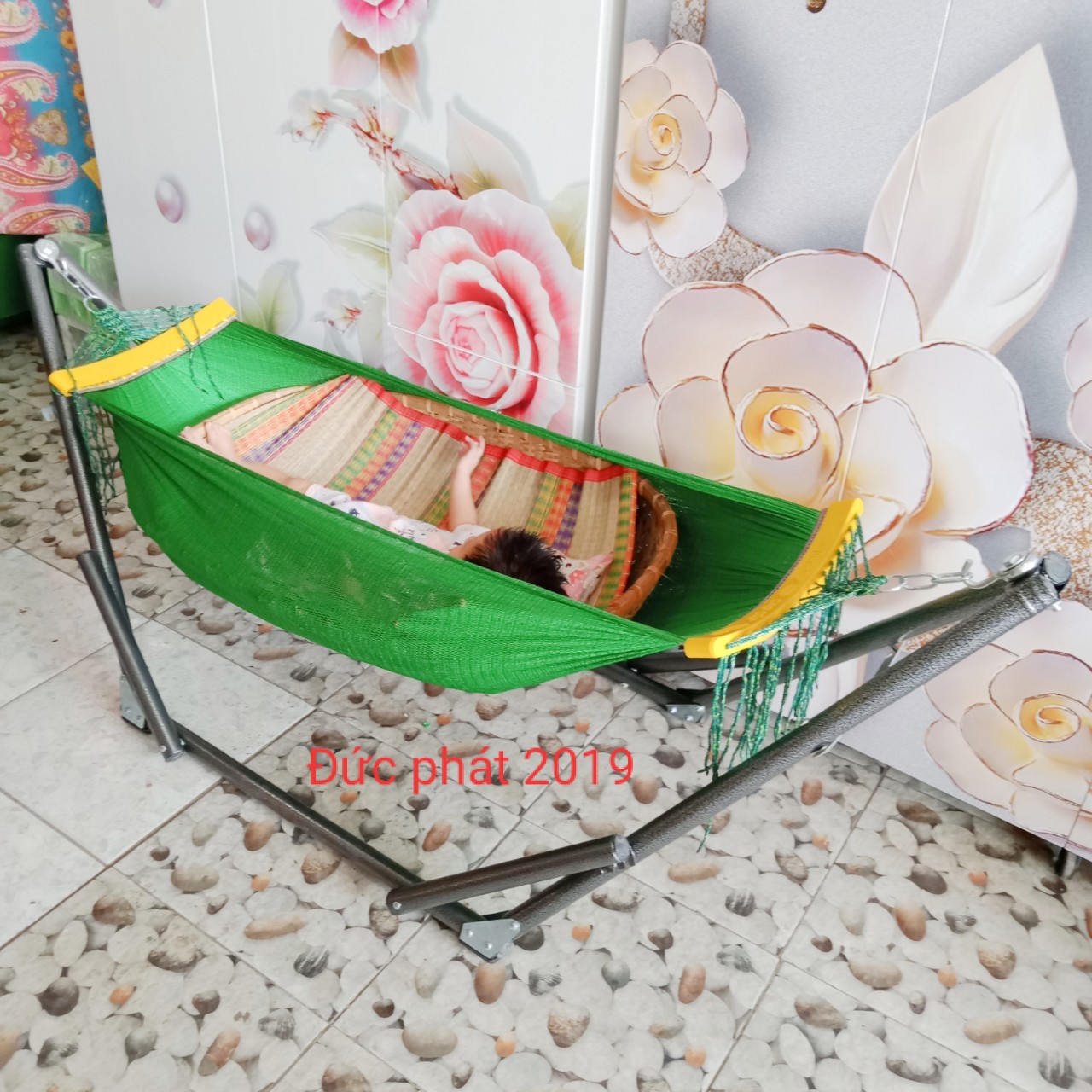 Bộ khung +võng cho bé -Đức phát 2019
