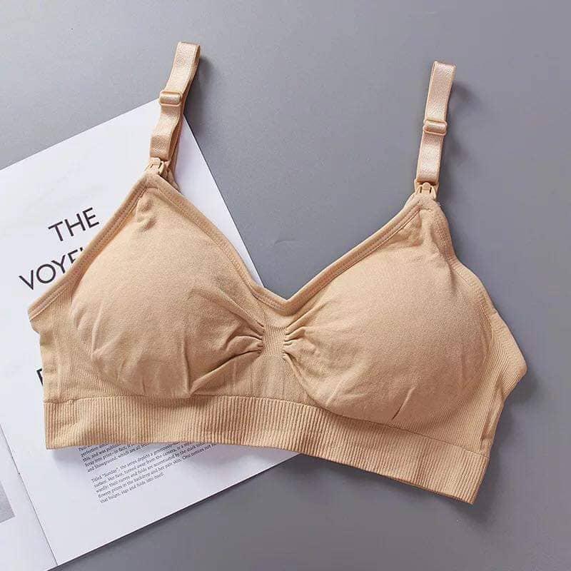 Áo Lót Cho Con Bú Trống Chảy Xệ, Siêu Co Giãn Mặc Cả Bầu Và Sau Sinh