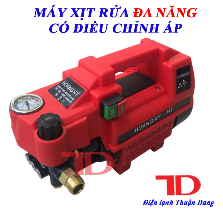 Máy xịt rửa đa năng có điều chỉnh áp, Máy xịt rửa ô tô, vệ sinh điều hòa ô tô - Điện Lạnh Thuận Dung