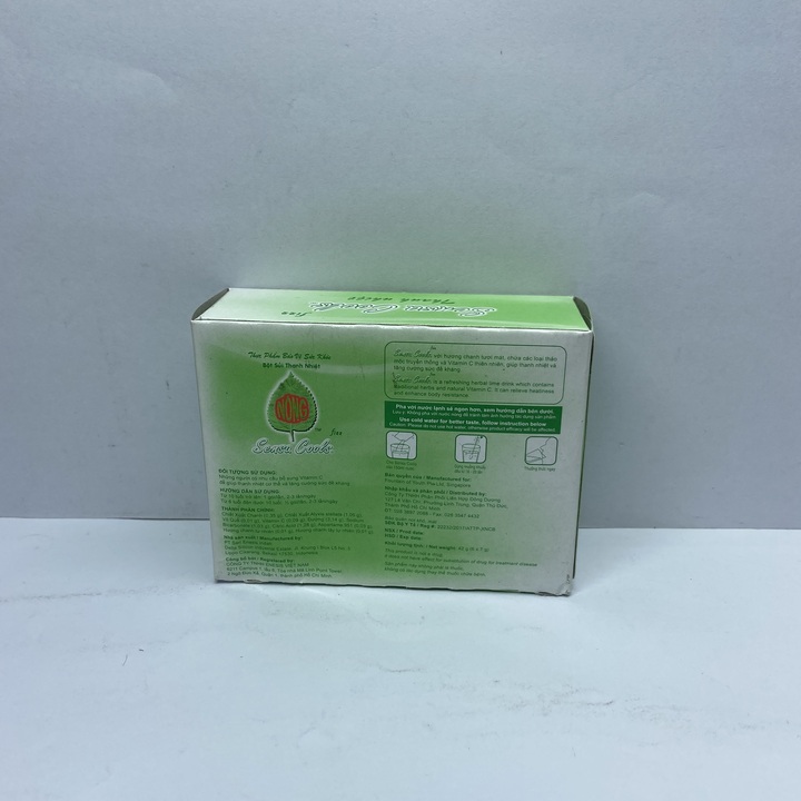 SENSA COOLS - Bột sủi thanh nhiệt - Hộp 6 gói