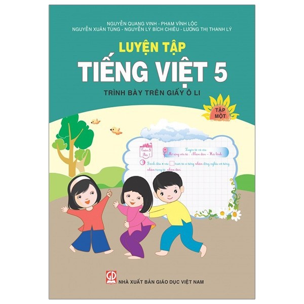 Sách - Luyện Tập Tiếng Việt 5 - Tập 1 (Trình Bày Trên Giấy Ô Li)