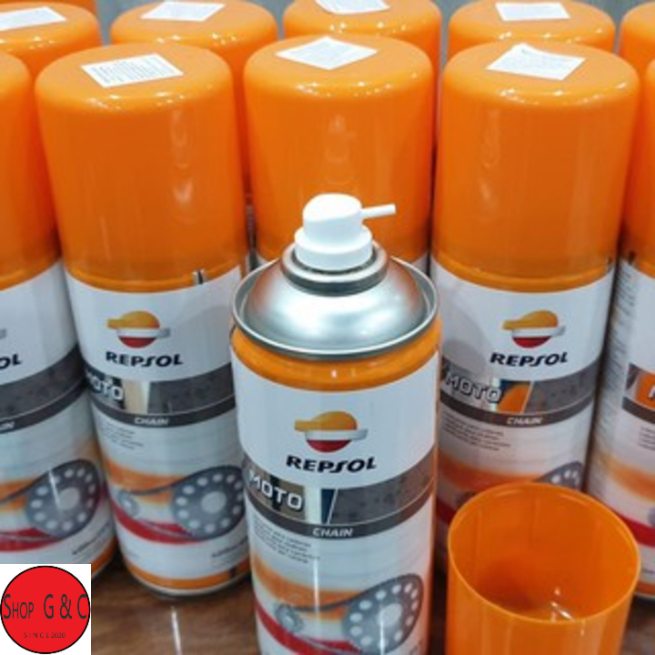 Chai Xịt Dưỡng Sên Repsol Moto Chain 400ml (Made In Spain)
