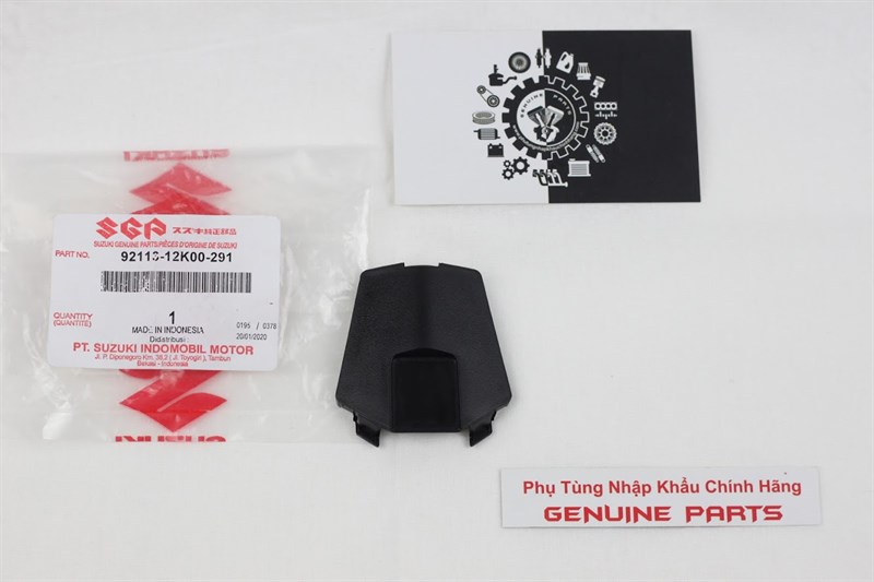 Nắp che bình nước phụ satria fi, raider fi chính hãng suzuki