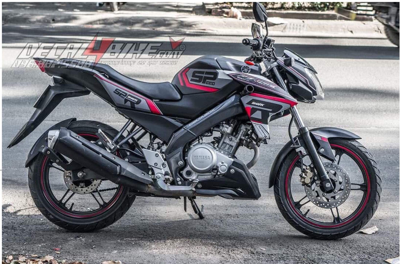 Tem trùm fz150i đỏ đen