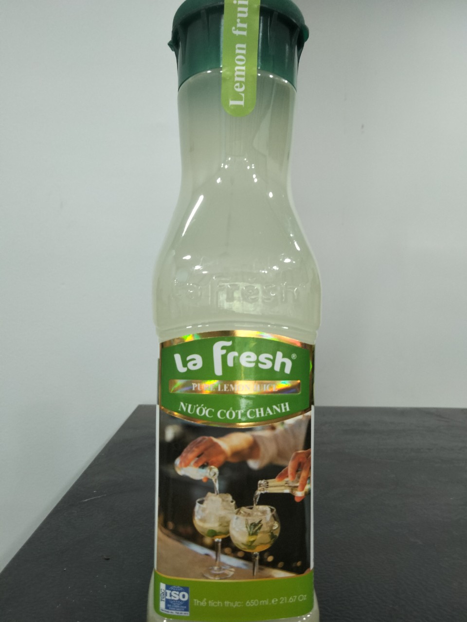 NƯỚC CỐT CHANH LA FRESH 650ML (12/T)- DÙNG PHA CHẾ TRÀ TRÁI CÂY (DATE MỚI)