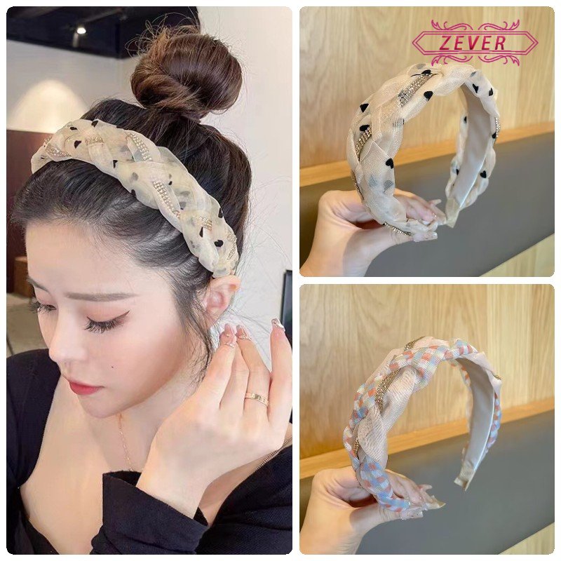Băng Đô Cài Tóc Phong Cách Vintage Hàn Quốc Cho Nữ