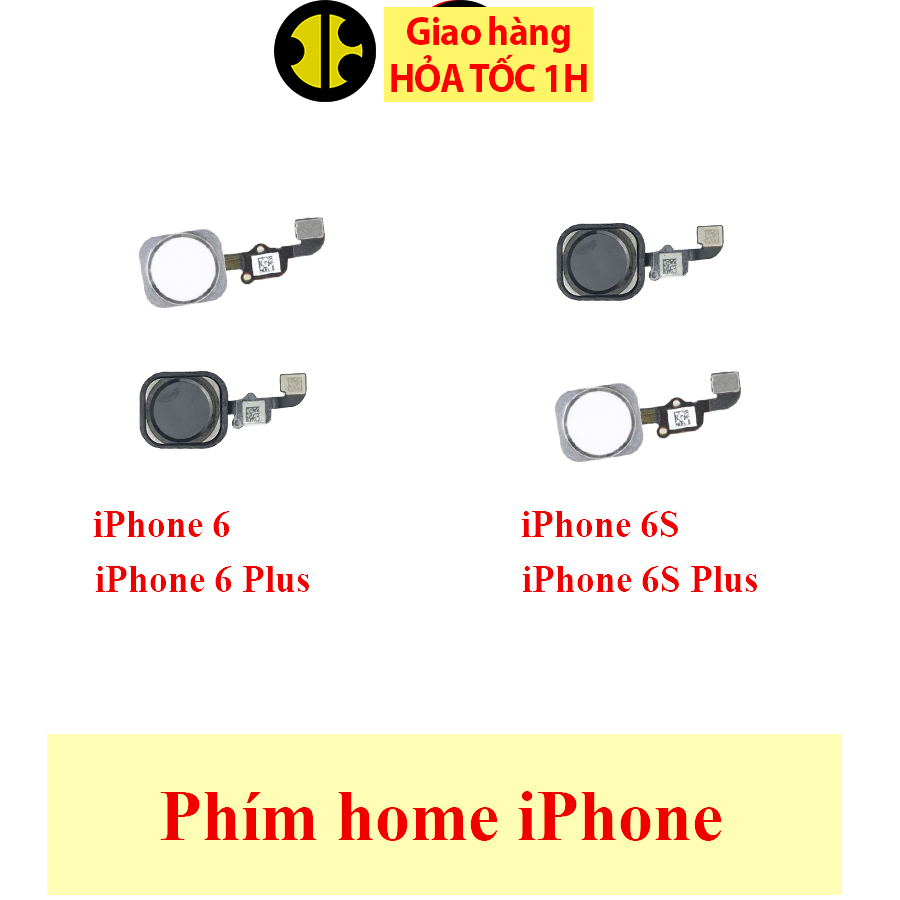 Phím nút home ip 6, 6 plus, 6s, 6s plus zin bóc máy.
