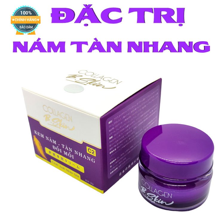 Kem Nám Tàn Nhang Đồi Mồi Dưỡng Trắng Da Chống Nắng B Collagen Nhật Bản