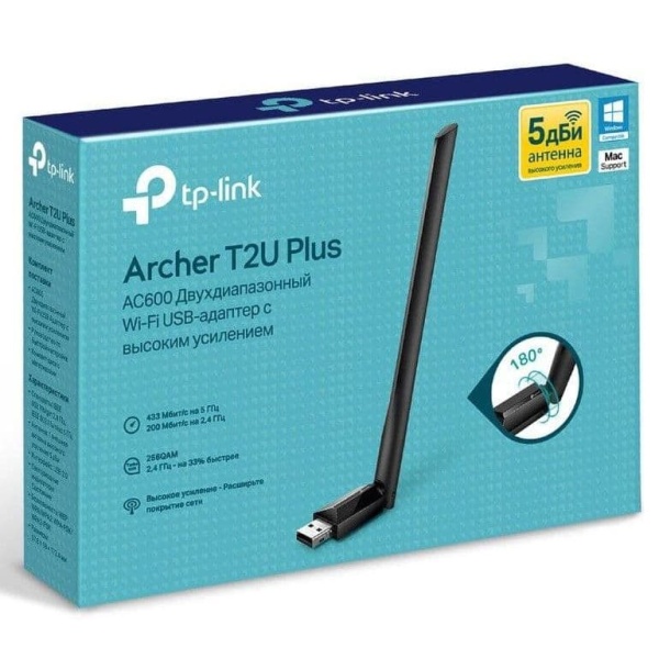 [CHÍNH HÃNG] USB WiFi TP LINK 600Mbps tốc độ cao - Usb thu sóng WiFi 5Ghz cho Laptop PC máy bàn - WiFi TPLink chính hãng
