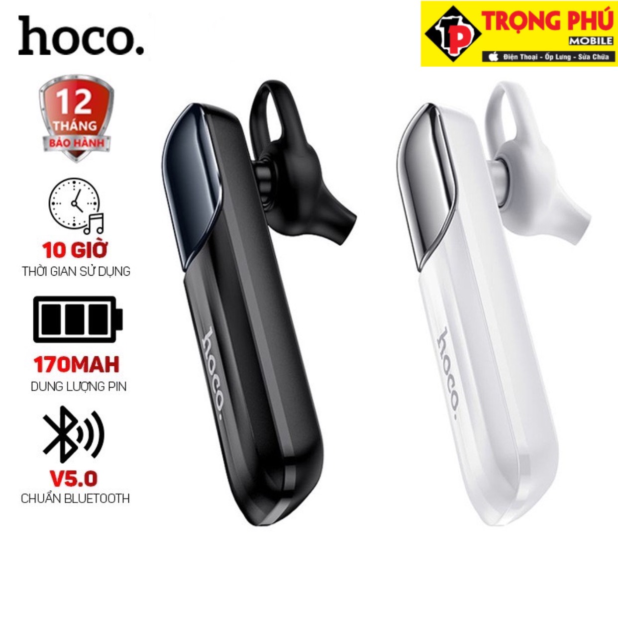 Tai nghe bluetooth HOCO E57 V5.0 hỗ trợ đàm thoại 15 tiếng