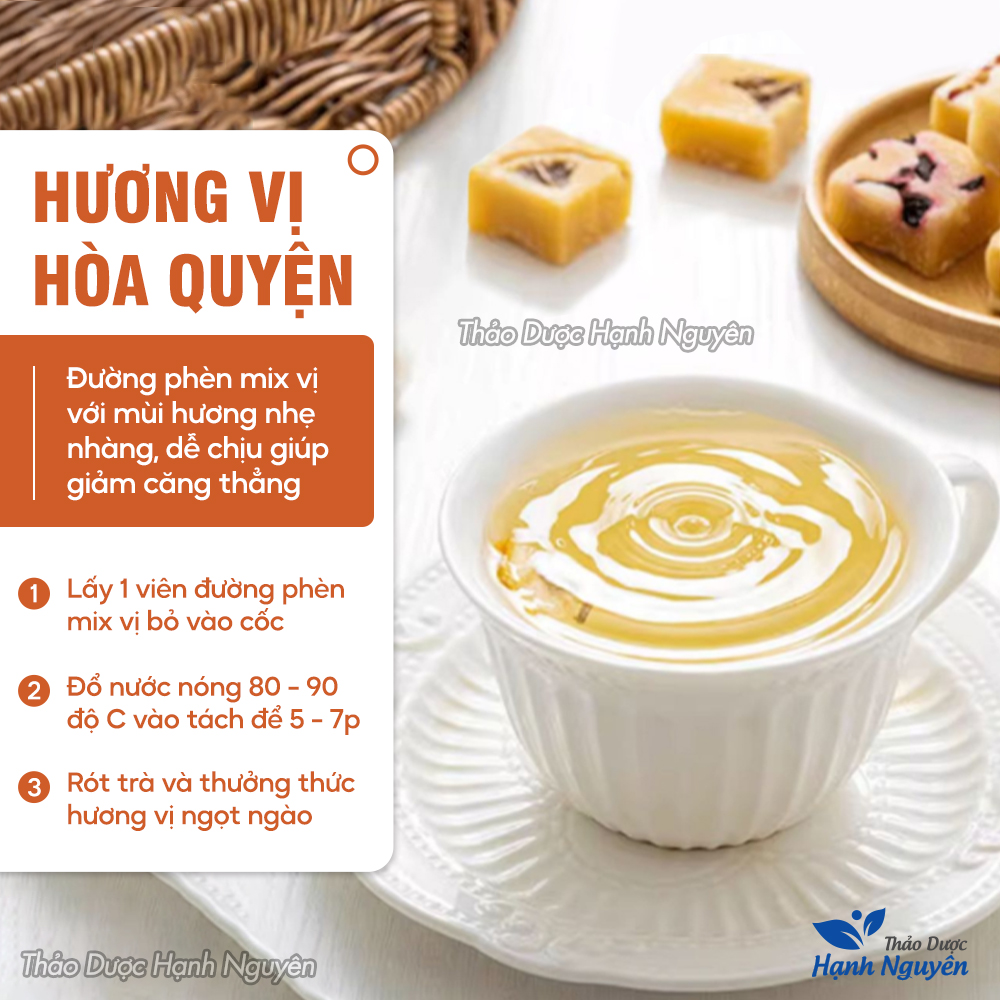 Trà hoa cúc đường phèn (Mix vị thanh nhiệt cơ thể, hỗ trợ an thần ngủ ngon)