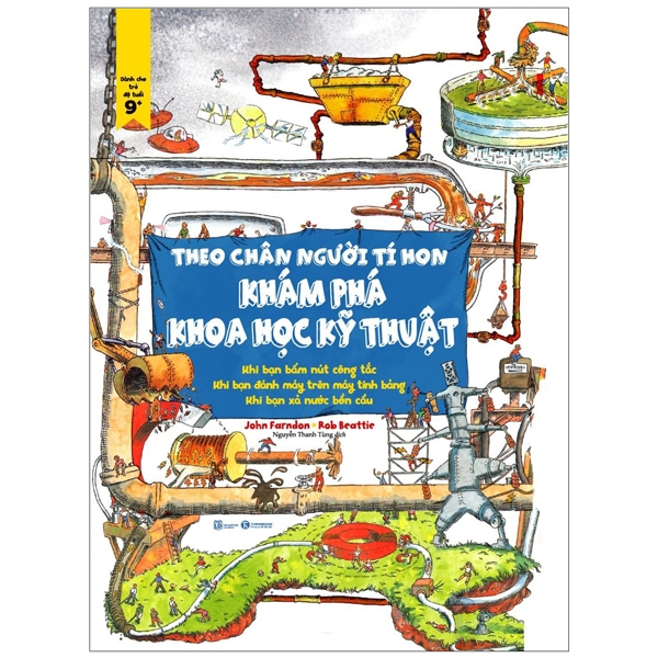 Fahasa - theo chân người tí hon - khám phá khoa học kỹ thuật