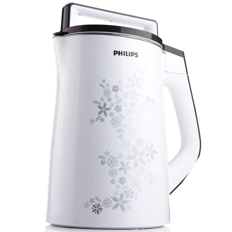 ( Thêm chức năng nấu sữa ngô ) Máy làm sữa đậu nành Philips HD2073 (Trắng) - Hàng nhập khẩu ( hiện đại hơn HD2072 )