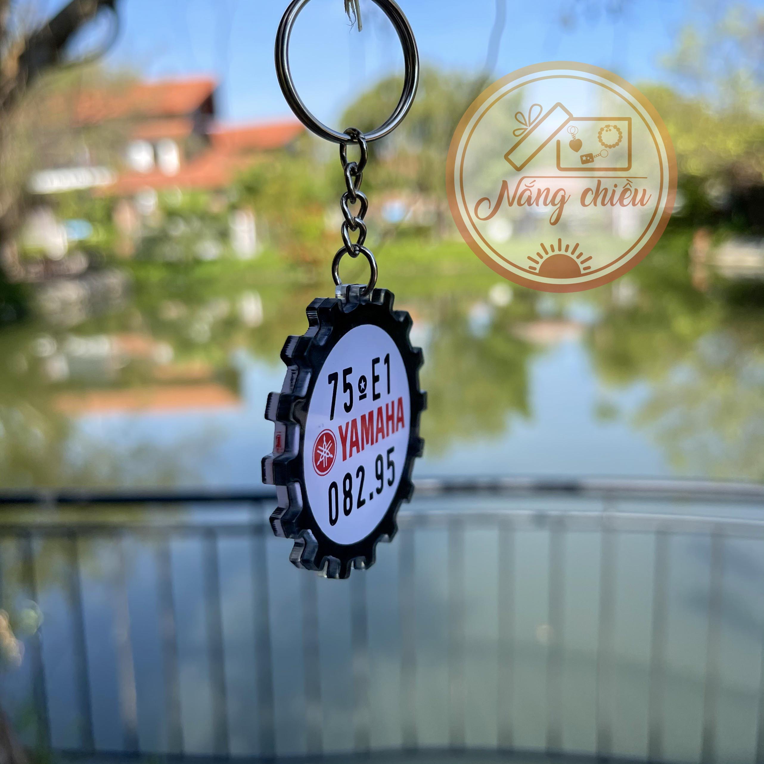 Móc khóa in biển số xe